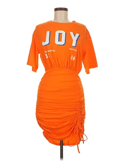 Shein Casual Dress In Orange