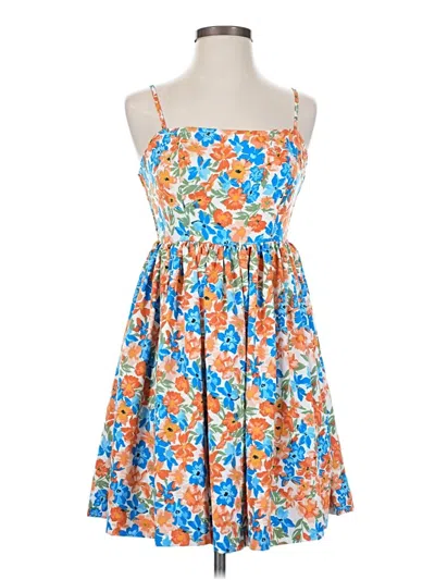 Pre-owned Shein Casual Dress In Orange