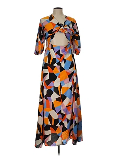 Pre-owned Shein Casual Dress In Orange