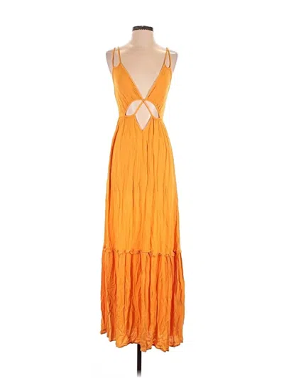 Pre-owned Shein Casual Dress In Orange