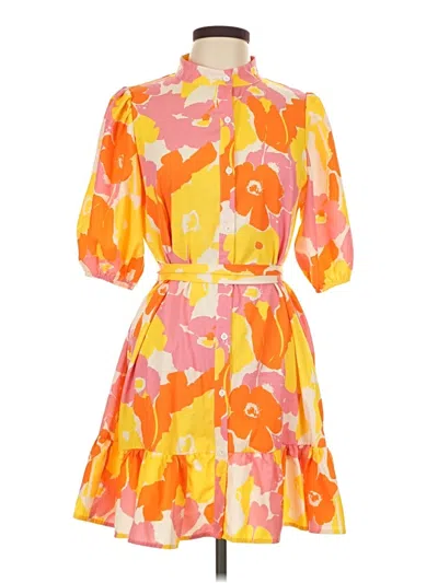 Pre-owned Shein Casual Dress In Orange