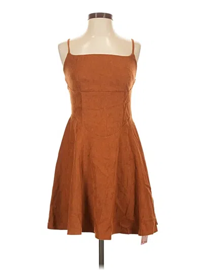 Shein Casual Dress In Orange