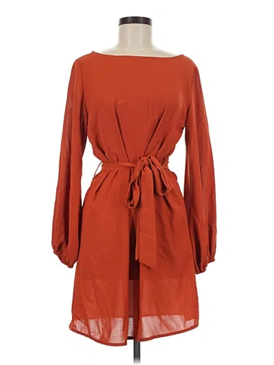 Pre-owned Shein Casual Dress In Orange