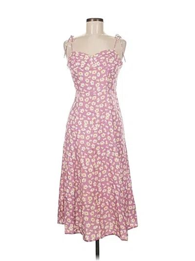 Pre-owned Shein Casual Dress In Pink
