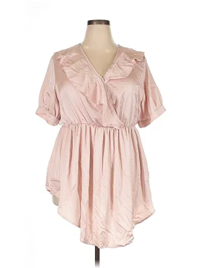 Pre-owned Shein Casual Dress In Pink