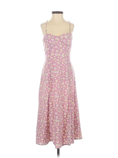 Pre-owned Shein Casual Dress In Pink