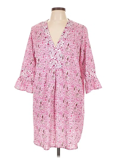 Pre-owned Shein Casual Dress In Pink