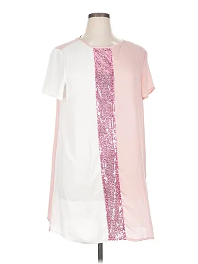 Pre-owned Shein Casual Dress In Pink