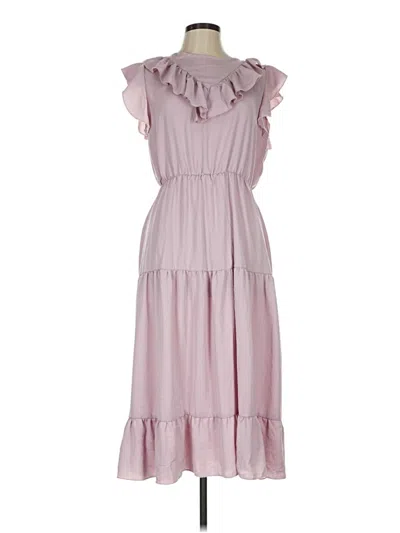 Pre-owned Shein Casual Dress In Pink