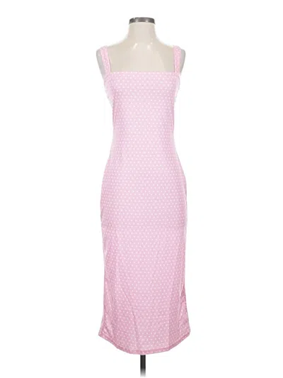 Pre-owned Shein Casual Dress In Pink