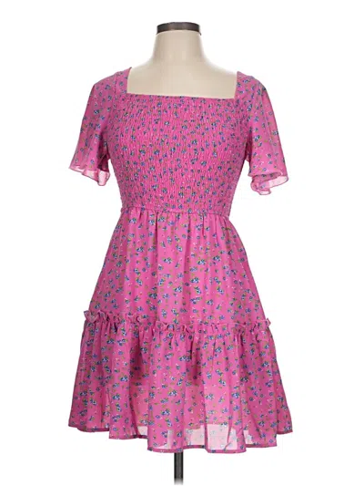 Pre-owned Shein Casual Dress In Pink
