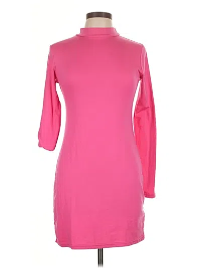 Pre-owned Shein Casual Dress In Pink