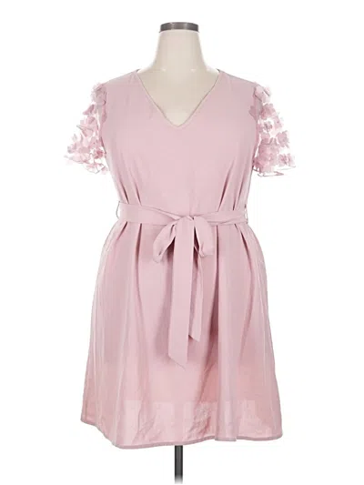 Pre-owned Shein Casual Dress In Pink