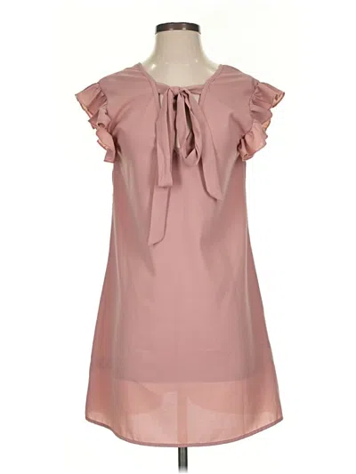 Pre-owned Shein Casual Dress In Pink