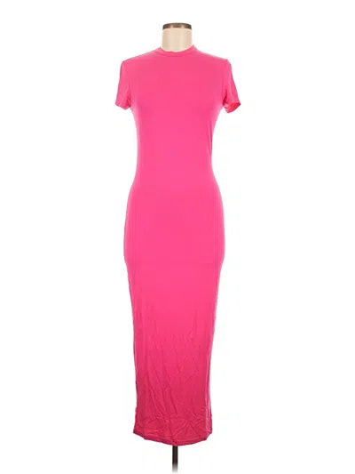 Pre-owned Shein Casual Dress In Pink