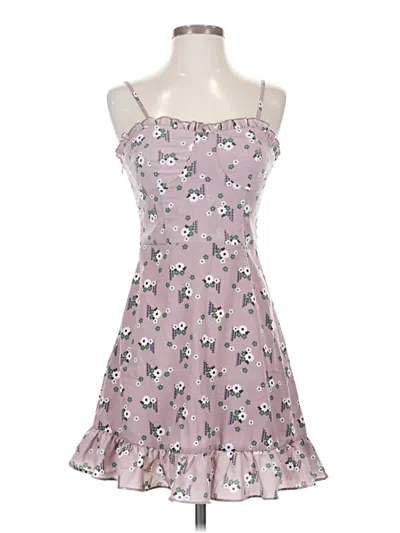 Pre-owned Shein Casual Dress In Pink