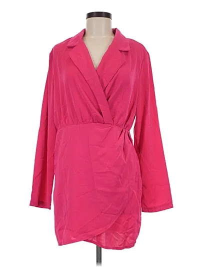 Pre-owned Shein Casual Dress In Pink