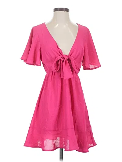 Pre-owned Shein Casual Dress In Pink