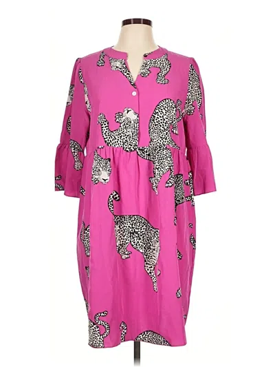 Pre-owned Shein Casual Dress In Pink