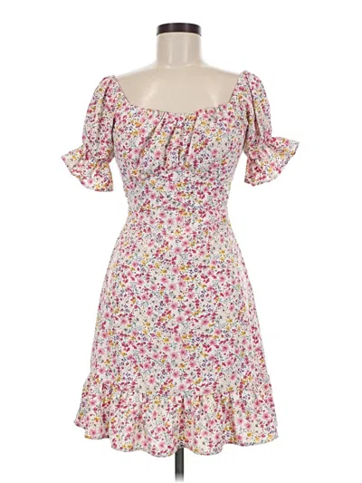Pre-owned Shein Casual Dress In Pink