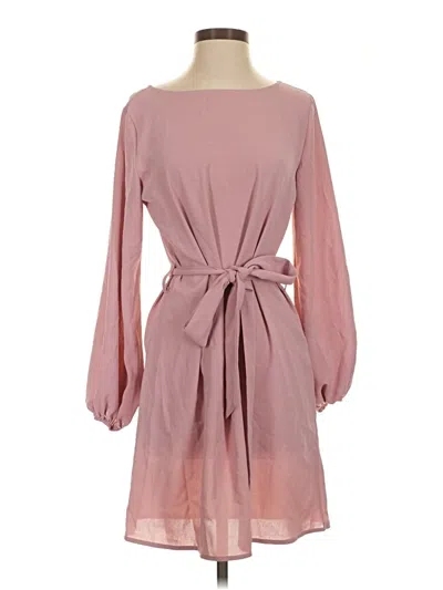 Pre-owned Shein Casual Dress In Pink