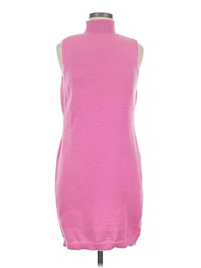 Pre-owned Shein Casual Dress In Pink