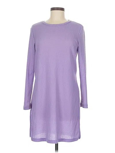 Pre-owned Shein Casual Dress In Purple