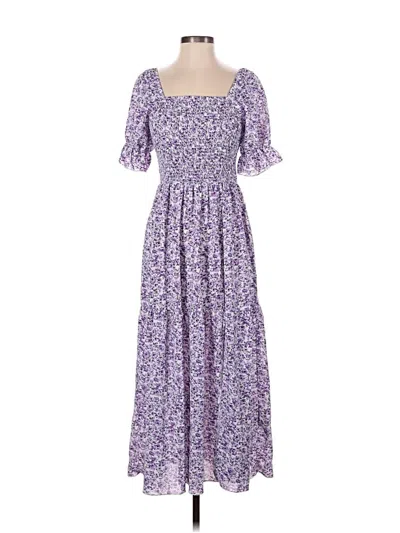 Pre-owned Shein Casual Dress In Purple