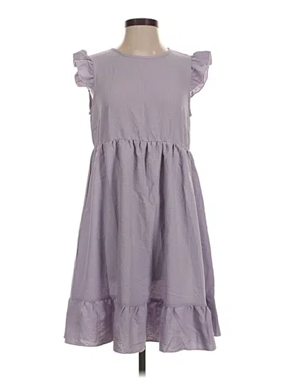 Pre-owned Shein Casual Dress In Purple