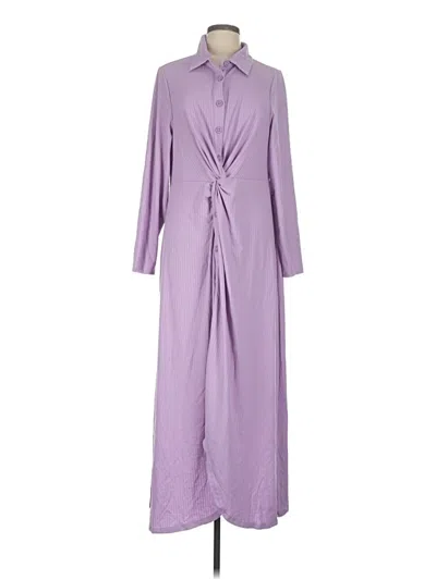 Pre-owned Shein Casual Dress In Purple
