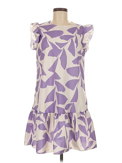 Pre-owned Shein Casual Dress In Purple