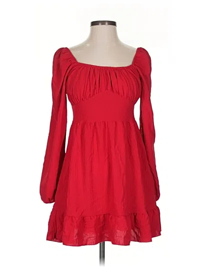 Pre-owned Shein Casual Dress In Red