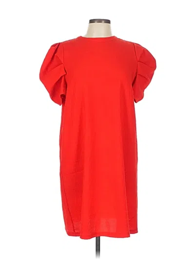 Pre-owned Shein Casual Dress In Red