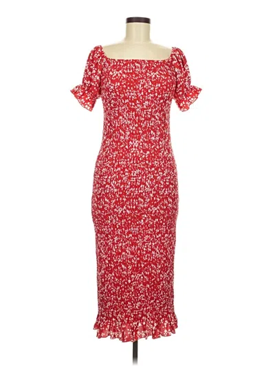 Pre-owned Shein Casual Dress In Red