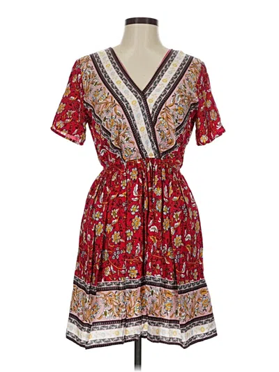 Pre-owned Shein Casual Dress In Red