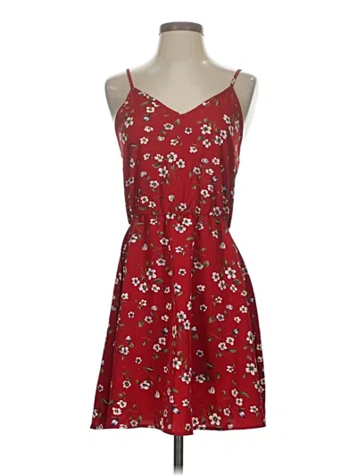 Pre-owned Shein Casual Dress In Red