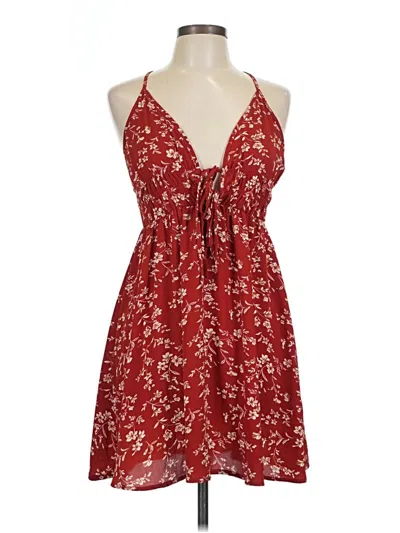 Pre-owned Shein Casual Dress In Red