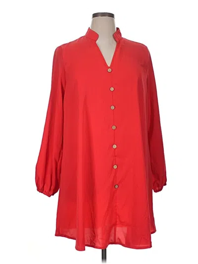 Pre-owned Shein Casual Dress In Red