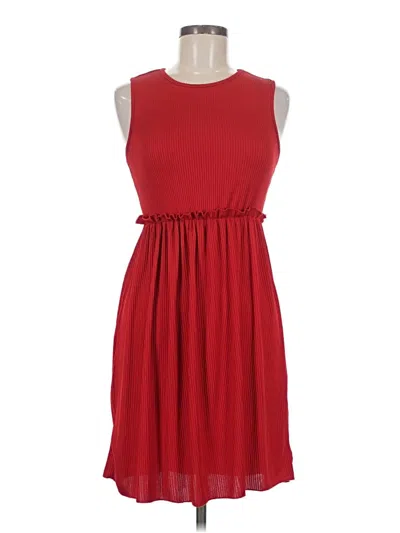 Pre-owned Shein Casual Dress In Red