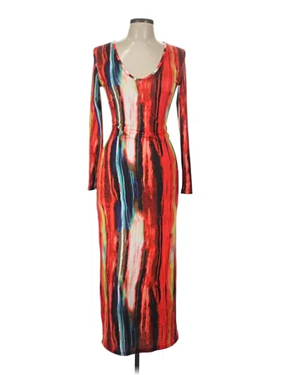 Pre-owned Shein Casual Dress In Red