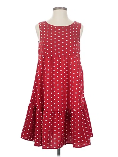 Pre-owned Shein Casual Dress In Red