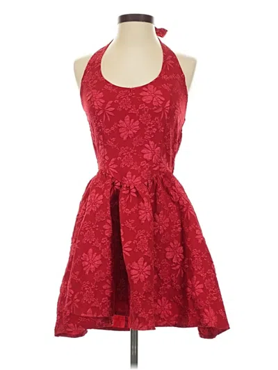 Pre-owned Shein Casual Dress In Red