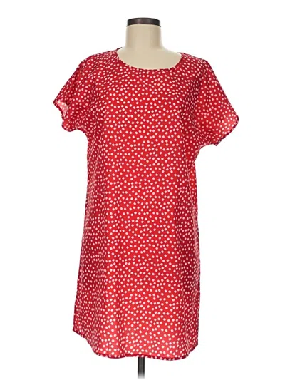 Pre-owned Shein Casual Dress In Red