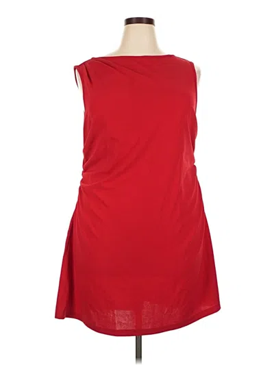Pre-owned Shein Casual Dress In Red