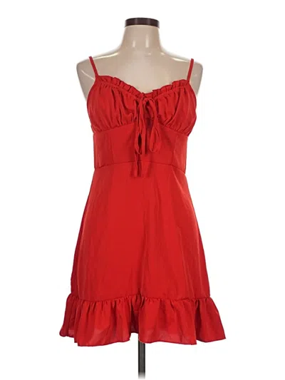 Pre-owned Shein Casual Dress In Red