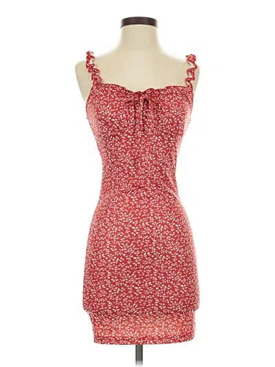 Pre-owned Shein Casual Dress In Red