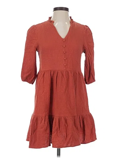 Pre-owned Shein Casual Dress In Red