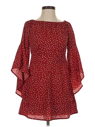 Pre-owned Shein Casual Dress In Red
