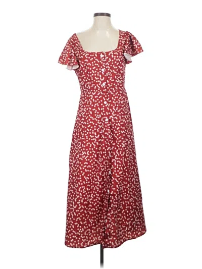 Pre-owned Shein Casual Dress In Red