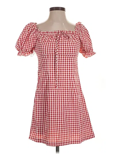 Pre-owned Shein Casual Dress In Red